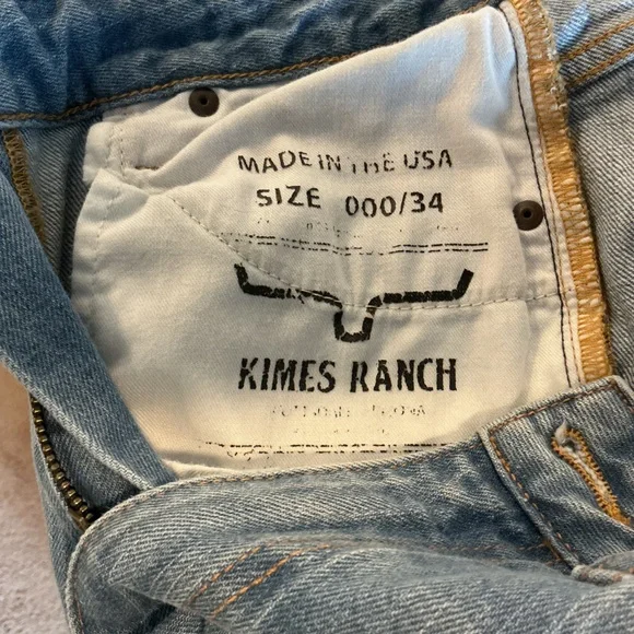 Kimes Ranch Blue Flare Wide Leg Jeans - Picture 2 of 4